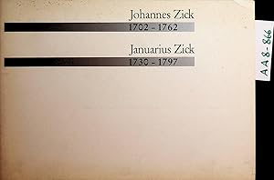 Bild des Verkufers fr ZICK- Johannes Zick, 1702 - 1761, Januarius Zick, 1730 - 1797 : Ausstellung in d. Stdt. Sammlungen (Braith-Mali-Museum); Biberach a. d. Ri vom 16. 6. bis 17. 7. 1975 zum Verkauf von ANTIQUARIAT.WIEN Fine Books & Prints