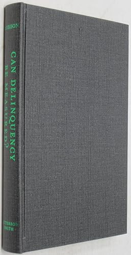 Imagen del vendedor de Can Delinquency Be Measured? (Reprint of the 1936 Edition) a la venta por Powell's Bookstores Chicago, ABAA