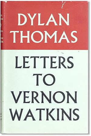 Seller image for Letters to Vernon Watkins. Edited with an Introduction by Vernon Watkins for sale by Lorne Bair Rare Books, ABAA