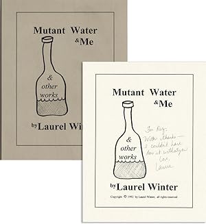 Bild des Verkufers fr Mutant Water & Me & Other Works [Inscribed and Signed] zum Verkauf von Lorne Bair Rare Books, ABAA