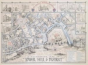 A Decorative Map of Tower Hill & District.