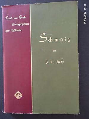 Bild des Verkufers fr Die Schweiz. Land und Leute. Monographien zur Erdkunde V zum Verkauf von Antiquariat-Fischer - Preise inkl. MWST