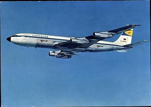 Ansichtskarte / Postkarte Passagierflugzeug, Lufthansa, D ABOS, Intercontinental Jet Boeing 707