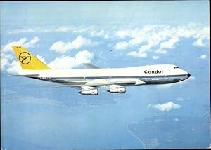 Immagine del venditore per Ansichtskarte / Postkarte Passagierflugzeug, Condor, Jumbo Jet Boeing 747, D ABYF venduto da akpool GmbH