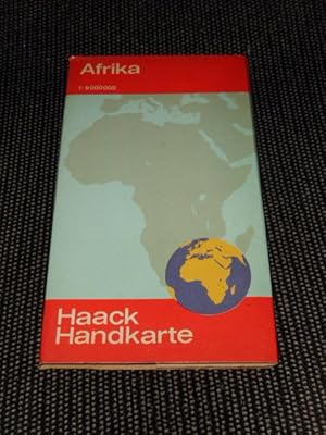 Afrika : [mit Schummerung; mit Nebenkt.; Farbendr.;] 1: 9000000. Haack-Handkarte