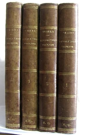 Histoire de la révolution française en 4 volumes