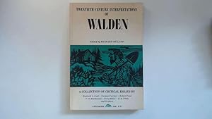 Immagine del venditore per Twentieth Century Interpretations of Walden. venduto da Goldstone Rare Books