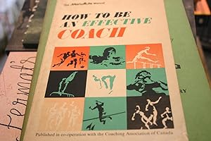 Bild des Verkufers fr How to be an effective coach zum Verkauf von SGOIS
