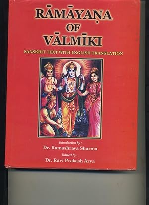 Imagen del vendedor de Ramayana of Valmiki: Vol. I. Bala Kanda, Ayodhya Kanda a la venta por Orca Knowledge Systems, Inc.