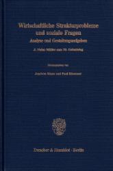 Imagen del vendedor de Wirtschaftliche Strukturprobleme und soziale Fragen a la venta por SKULIMA Wiss. Versandbuchhandlung