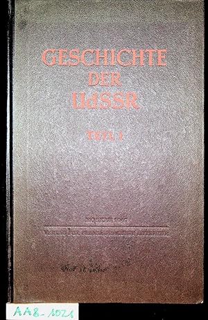 Seller image for Geschichte der UdSSR Teil 1 for sale by ANTIQUARIAT.WIEN Fine Books & Prints
