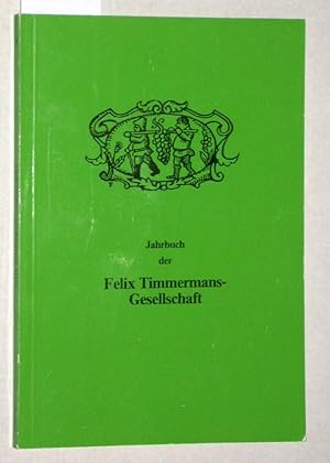 Immagine del venditore per Jahrbuch der Felix-Timmermans-Gesellschaft. 1993. venduto da Versandantiquariat Kerstin Daras