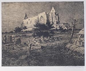 K.Schauppmeyer: Frankreich Somme 1917, Lithografie
