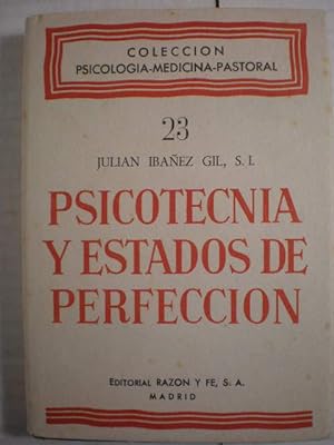 Seller image for Psicotecnia y Estados de Perfeccin for sale by Librera Antonio Azorn
