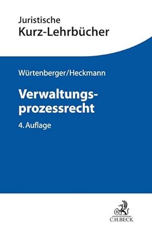 Image du vendeur pour Verwaltungsprozessrecht : Ein Studienbuch mis en vente par AHA-BUCH GmbH