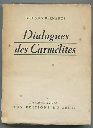 Image du vendeur pour Dialogues des carmlites mis en vente par LibrairieLaLettre2