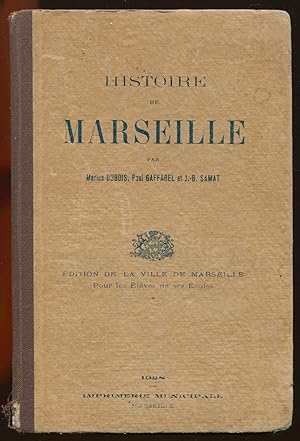 Imagen del vendedor de Histoire de Marseille a la venta por LibrairieLaLettre2