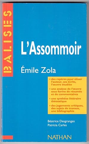 Seller image for L'Assommoir. Emile Zola for sale by LibrairieLaLettre2