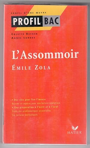 Seller image for L'Assommoir. Emile Zola for sale by LibrairieLaLettre2