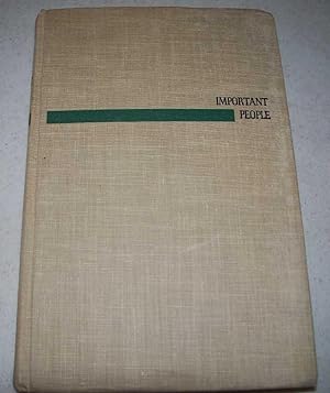 Seller image for Important People: A Novel for sale by Easy Chair Books
