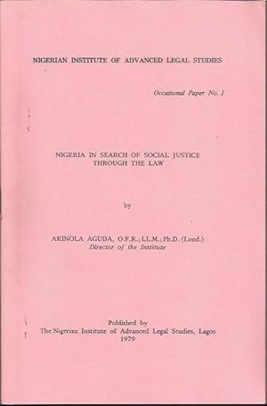 Seller image for Nigeria in Search of Social Justice Through the Law for sale by Black Rock Books