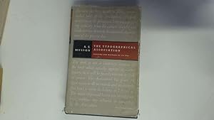 Seller image for The Typographical Association. Origins and History Up to 1949 for sale by Goldstone Rare Books