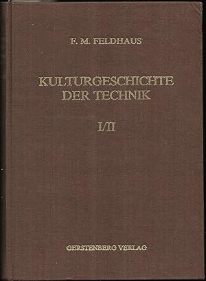 Bild des Verkufers fr Kulturgeschichte der Technik I/II. zum Verkauf von Antiquariat Bibliomania