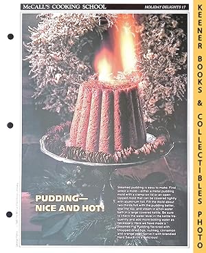 McCall's Cooking School Recipe Card: Holiday Delights 17 - Steamed Fig Pudding : Replacement McCa...