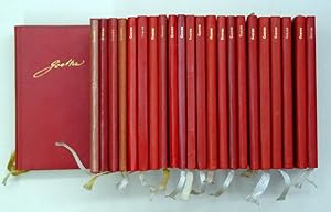 Bild des Verkufers fr Mit Goethe durch das Jahr. Ein Kalender [.]. [Konvolut von 25 Kalendern aus den Jahren 1954 - 1982]. zum Verkauf von antiquariat peter petrej - Bibliopolium AG