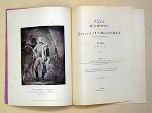 Imagen del vendedor de Lebensbild von Johann Ulrich von Orelli, Preussischem Husaren-Rittmeister und nachherigen Neapolitanischem Brigade-General (1747 - 1789. [Und:] Chronik der schweizerischen Artillerie fr die Jahre 1886 und 1887, Fortsetzung des Neujahrsblattes von 1887. a la venta por antiquariat peter petrej - Bibliopolium AG