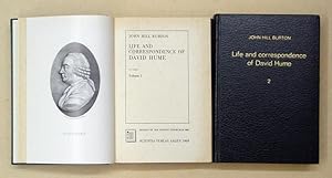 Bild des Verkufers fr Life and Correspondence of David Hume. [Bde. 1 u. 2; komplett; Reprint]. zum Verkauf von antiquariat peter petrej - Bibliopolium AG