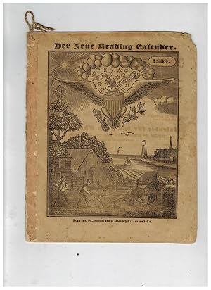 DER NEUE READING CALENDER 1869 (Title Page: DER NEUE, AMERICANISCHE LANDWIRTHSCHAFTS CALENDER 1869)
