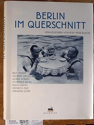 Bild des Verkufers fr Berlin im "Querschnitt". zum Verkauf von Baues Verlag Rainer Baues 