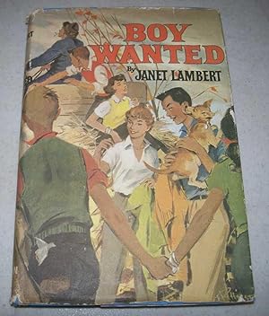 Seller image for Boy Wanted for sale by Easy Chair Books