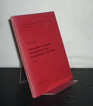 Seller image for Bibliographie der deutschen Hochschulschriften zur Rechtsgeschichte (1885 - 1945). Von Gerhard Kbler und Johann Heinrich Kumpf. (= Arbeiten zur Rechts- und Sprachwissenschaft, Band 6). for sale by Antiquariat Kretzer