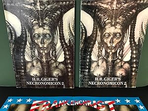 H.R. Giger's Necronomicon 2 (THREE ITEMS - Art Book German Edition, Text Booklet English Edition,...