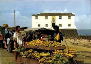 Bild des Verkufers fr Ansichtskarte / Postkarte Salvador da Bahia Brasilien, Forte Santa Maria, Obsthndler zum Verkauf von akpool GmbH