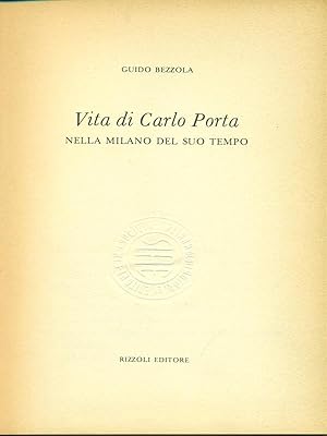 Bild des Verkufers fr Vita di Carlo Porta zum Verkauf von Librodifaccia