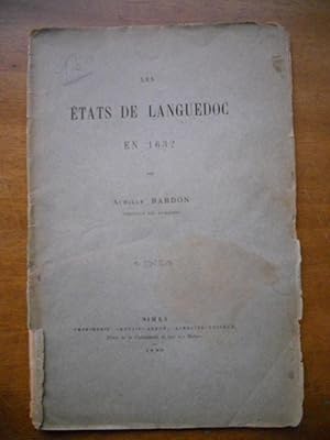 Seller image for Les etats du Languedoc en 1632 for sale by Frederic Delbos