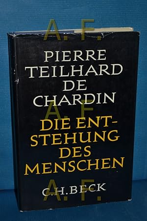 Seller image for Die Entstehung des Menschen for sale by Antiquarische Fundgrube e.U.