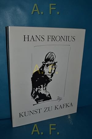 Bild des Verkufers fr Kunst zu Kafka. Katalog zur 286. Ausstellung der Grafischen Sammlung Albertina. zum Verkauf von Antiquarische Fundgrube e.U.