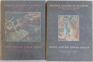 Vente Atelier Edgar Degas. Catalogue des tableaux, pastels et dessins par E. Degas et provenant d...