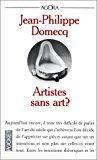 Image du vendeur pour Artistes Sans Art ? mis en vente par RECYCLIVRE