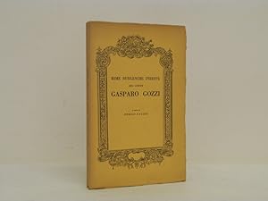 Rime burlesche inedito del conte Gasparo Gozzi