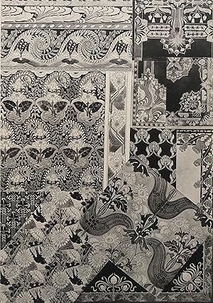 Immagine del venditore per Moderne Flachornamente, entwickelt aus dem Pflanzen- und Thierreich. Ideen fr textiles Musterzeichnenund dekorative Malereien aller Art. 1. Serie venduto da Antiquariat Dietrich Schneider-Henn