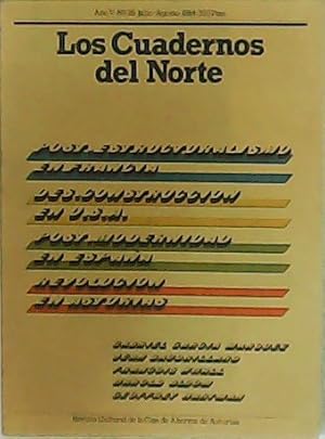 Seller image for Los Cuadernos del Norte. Ao V. N 26. Revista Cultural. Colaboran: Alberto Cardn, Carlos Ceeque, Gabriel Garca mrquez. for sale by Librera y Editorial Renacimiento, S.A.