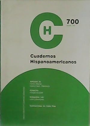 Bild des Verkufers fr Cuadernos Hispanoamericanos n 700. Colaboran: Carlos Marzal, Piedad Bonnett, Julio Llamazares zum Verkauf von Librera y Editorial Renacimiento, S.A.