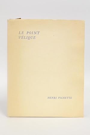 Imagen del vendedor de Le point vlique a la venta por Librairie Le Feu Follet