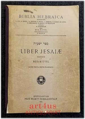 Seller image for Liber Jesaiae. for sale by art4us - Antiquariat
