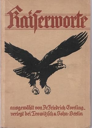 Kaiserworte. Handausgabe auf dünnem Papier.